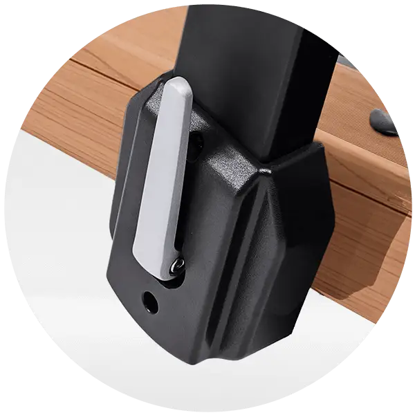 Laufband 2in1 Holz: Easy-Fold System